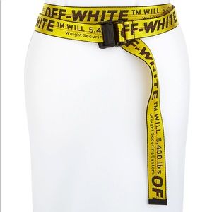 Off white industrial belt !